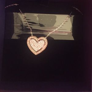 Swarovski heart pendant