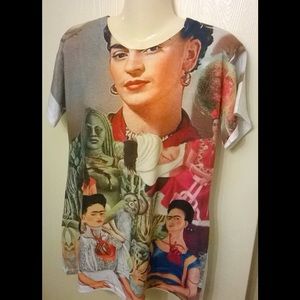 Gorgeous Frida Kahlo boutique t-shirt! NWOT