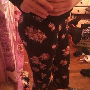 Floral leggings