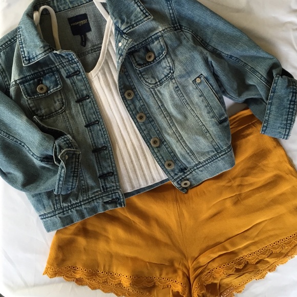 Cropped Denim Jacket