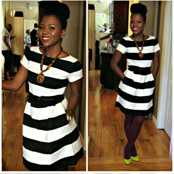 Elle Dresses & Skirts - ELLE BLACK & WHITE DRESS.