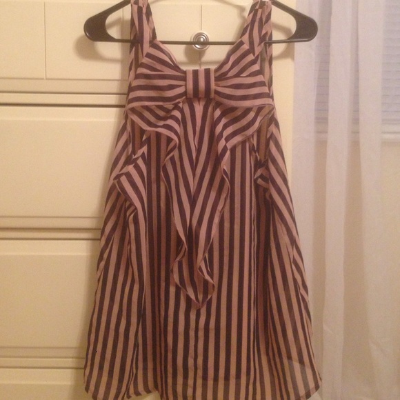*SALE*Striped Bow Tank