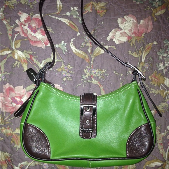 Authentic Tignanello Green&Brown Purse/Handbag