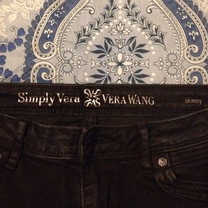 Simply Vera by Vera Wang Skinny jeans - Black
