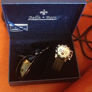 Bella & rose men's watch and sunglasses