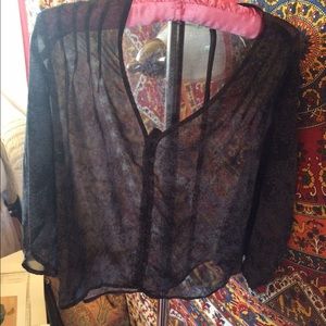 See through UO blouse