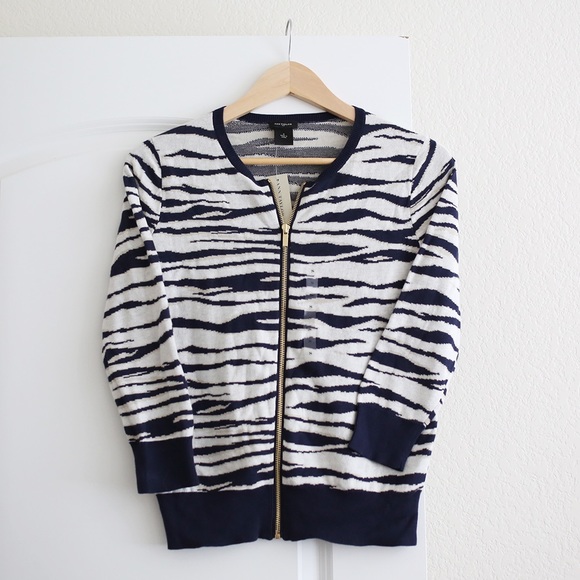 Zebra Print Cardigan NWT Size S