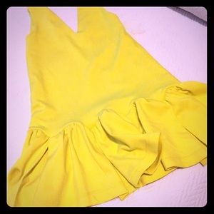 Yellow swing dress