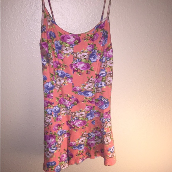 RESERVED Floral Romper