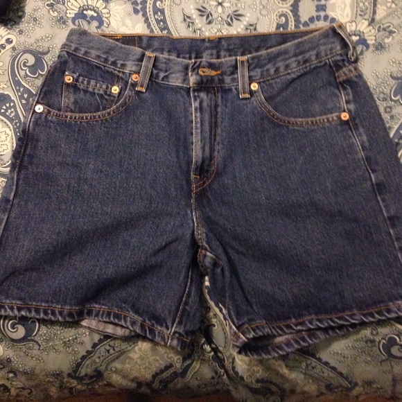 Denim shorts