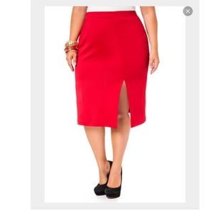 Ashley Stewart✨ Scuba Pencil Skirt