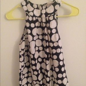 NWT Black and White Polka Dot Tank Top