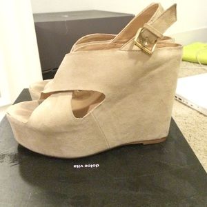 Dolce Vita suede wedges