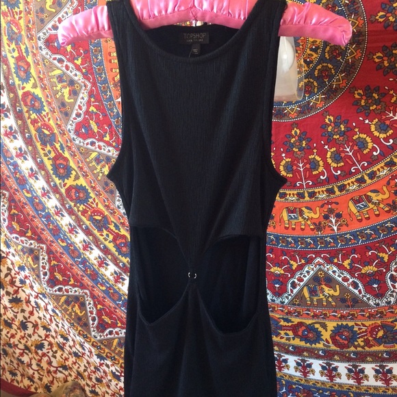 Black tight dress TopShop