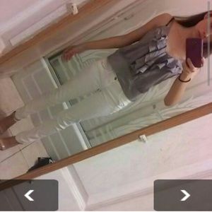 Grey spaghetti strap shirt