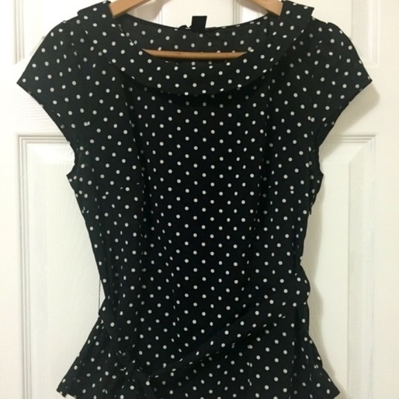 H&M polka dot blouse
