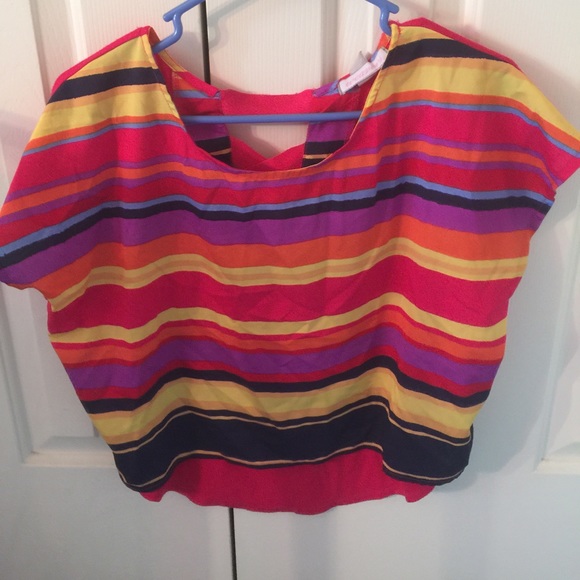 A striped float shirt