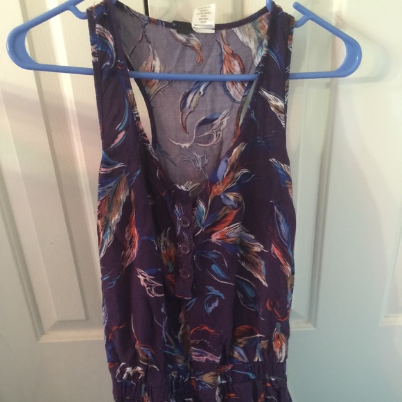 It's a feathered jumpsuit