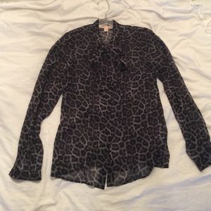 Michael Kors sheer blouse