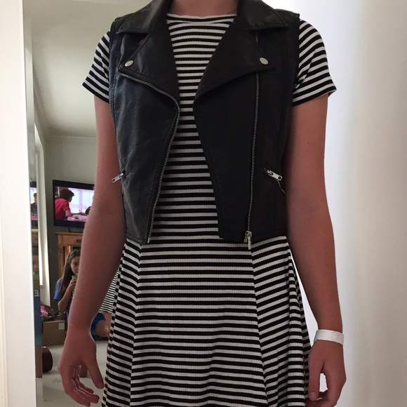 Black Moto Vest