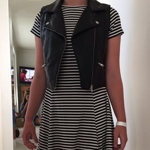 Black Moto Vest