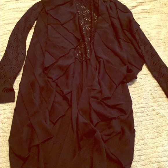 Black long sleeved sweater