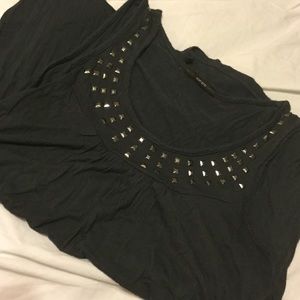 Dark Gray Loose Fitting Tank