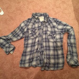 Vintage Havana plaid button down