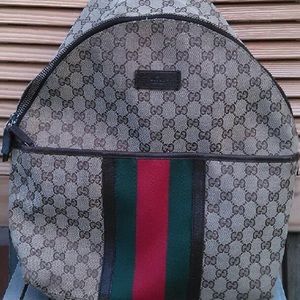 Gucci canvas back pack