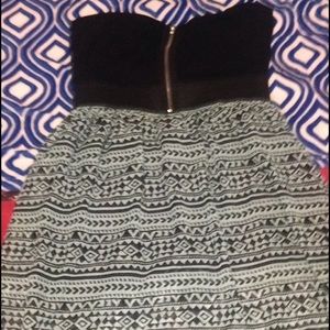 Strapless dress from zumiez