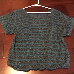 Sparkly Blue Mudd Shirt
