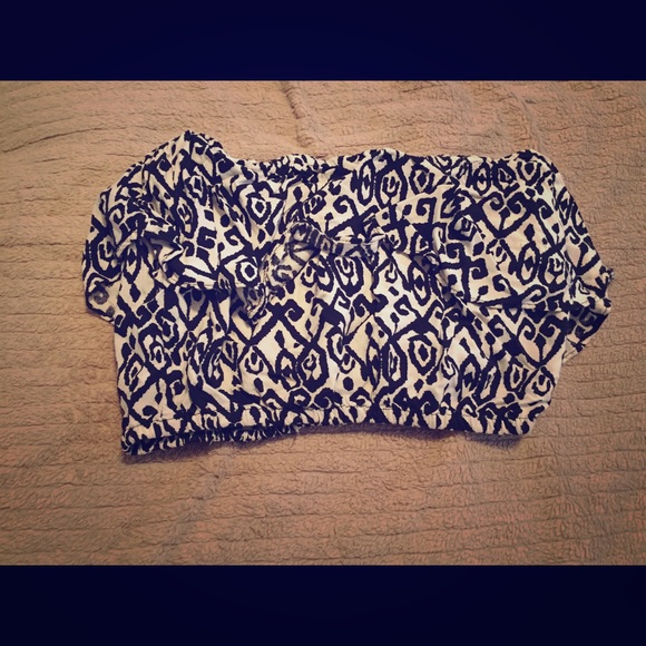 Patterned tube top