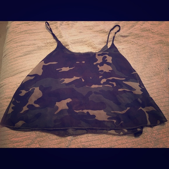 Camo mini shirt
