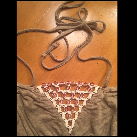 Free People Beaded String Halter Top - Picture 3 of 4