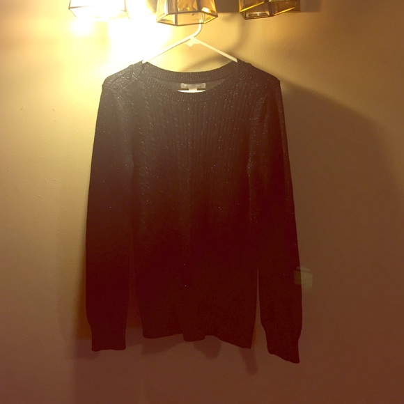 Banana Republic Black Shimmer Sweater