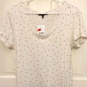 White polka dots Urban Outfitters t-shirt