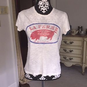 Le Ferme JCrew White T-shirt