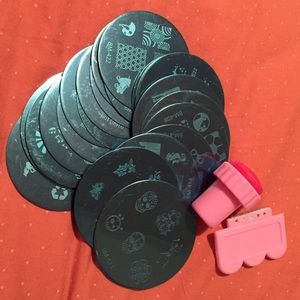 Nail Art Stencils (27 discs!)