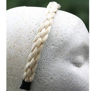 Blonde braided headband