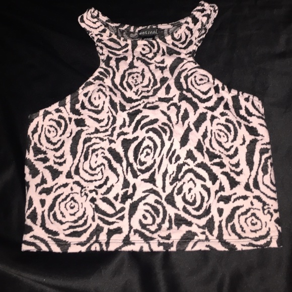 Wet seal crop top