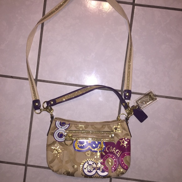 Coach cross body purse