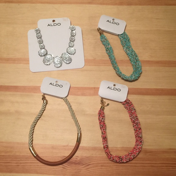 4 ALDO Costume Jewelry Necklaces