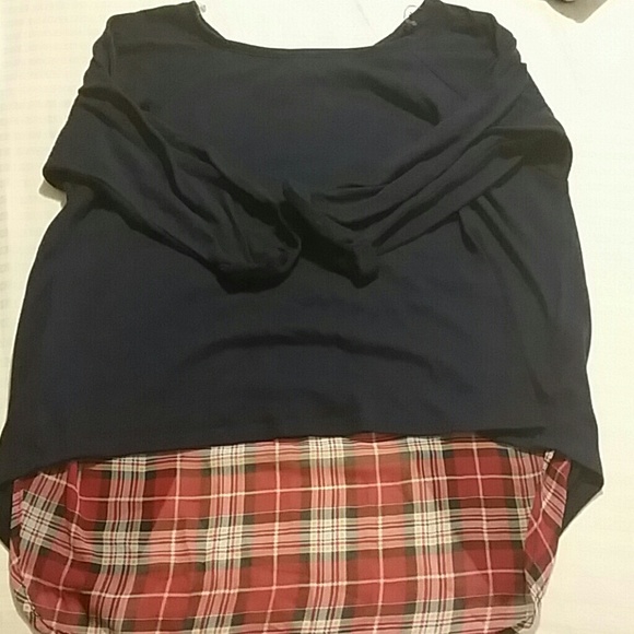 Plaid long sleeves