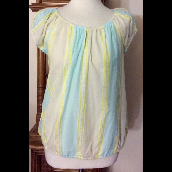 Adorable NWT striped blouse by LOFT! - Picture 1 of 4