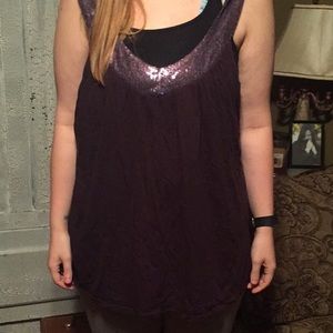Purple Gap Top XXL