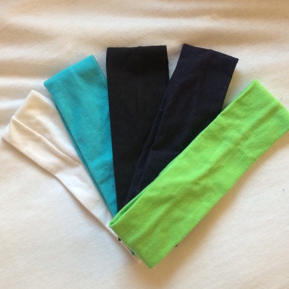 set of 5 headbands