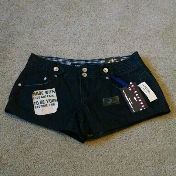 Almost Famous Dark Blue Denim Shorts, 11