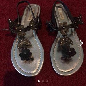 Cute flowery sandals