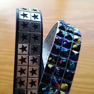 2 studded belts🔸🔹