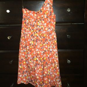 one shoulder spring dress